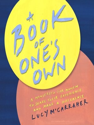 cover image of A Book of One's Own